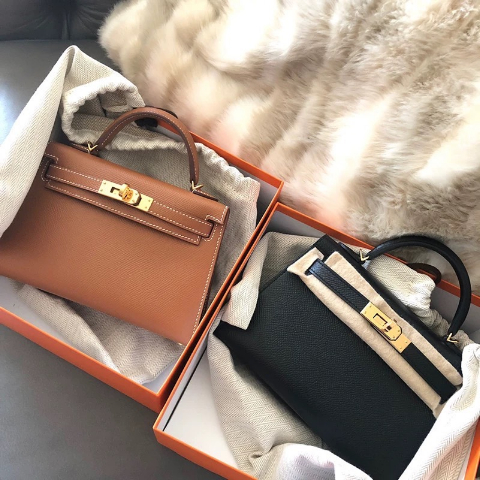 二代真皮凱莉包(19cm)